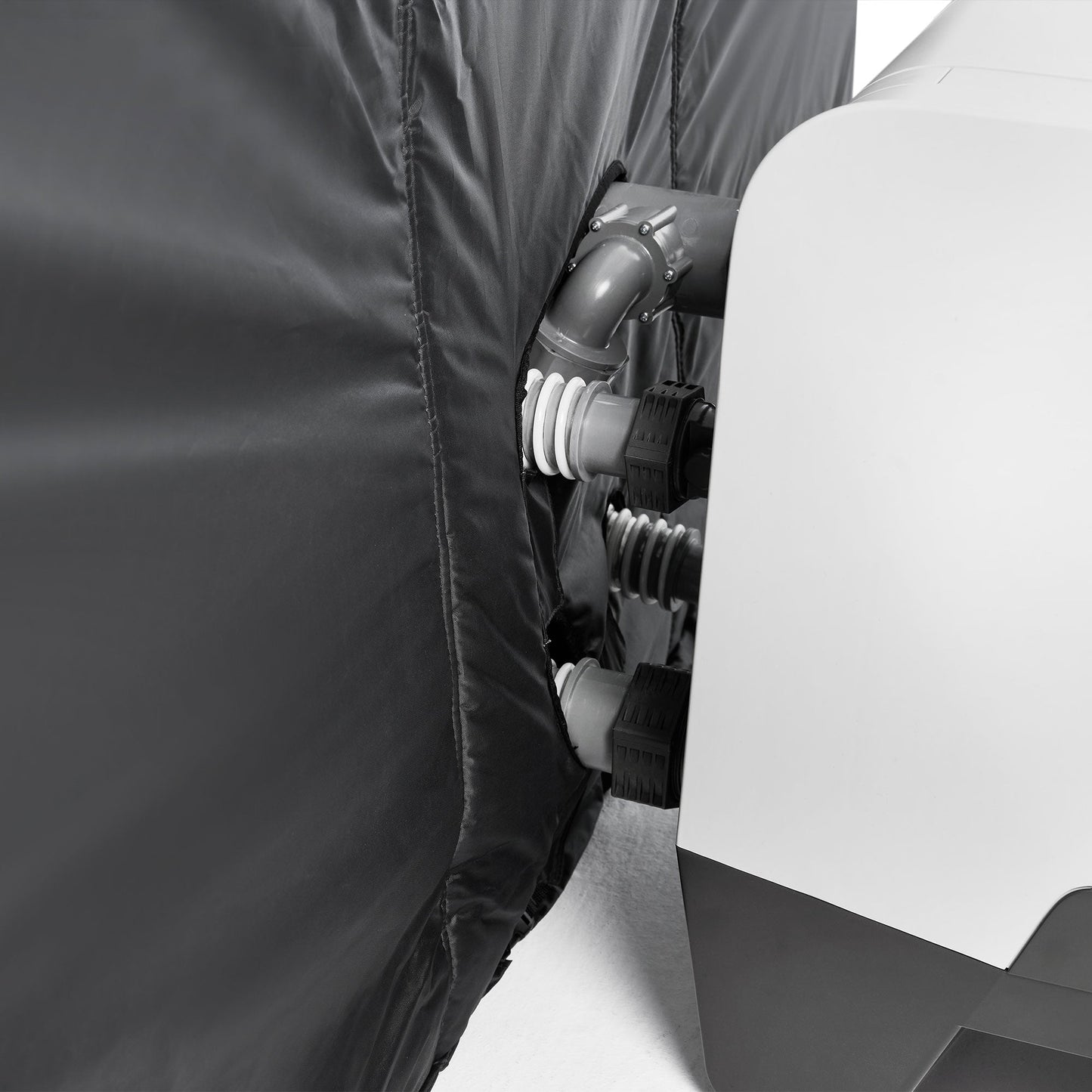 MSpa Thermal Cover Designed for OSLO Model with Tightening Rope and Buckle, Gray