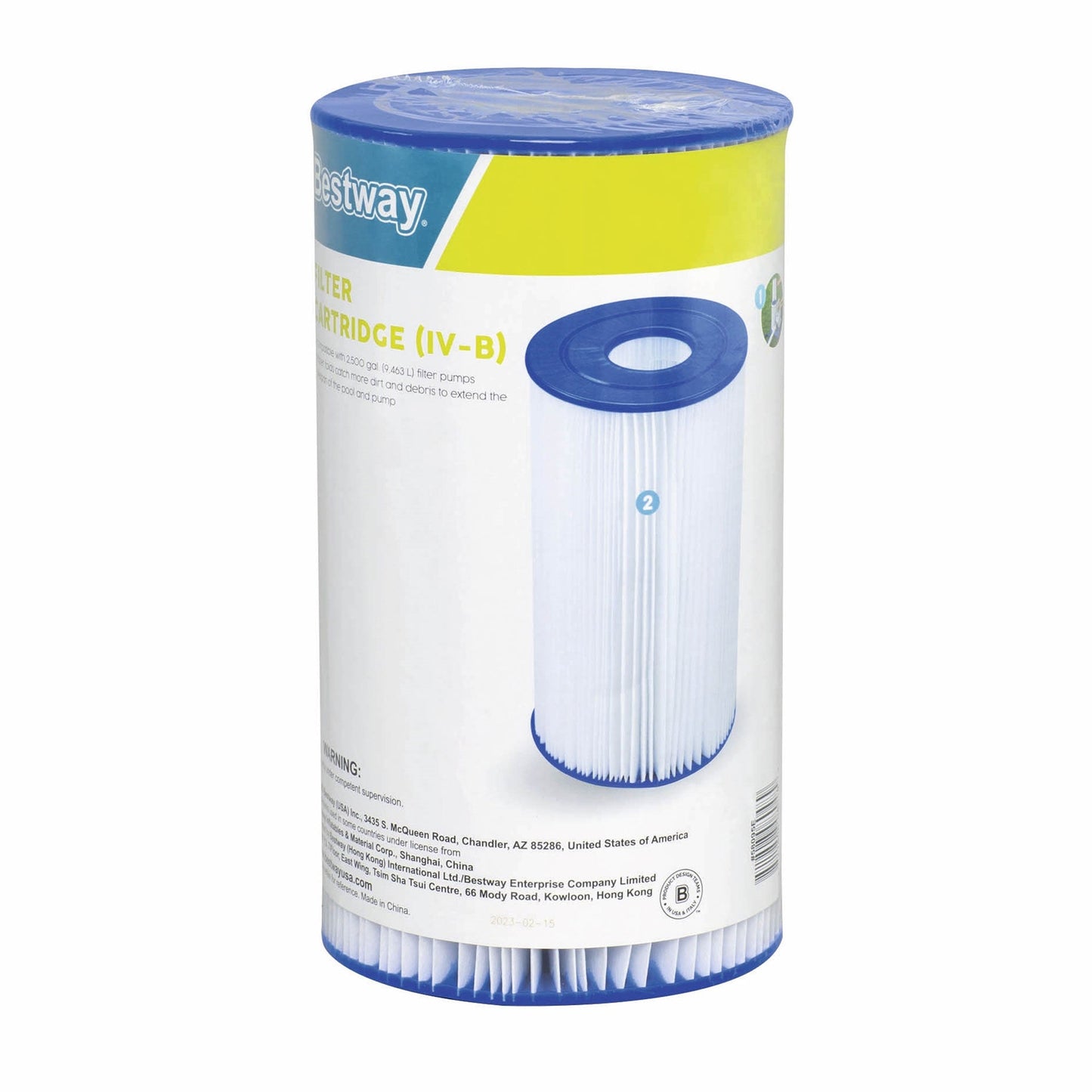 Bestway Flowclear Type IV & B Pool Filter Pump Replacement Cartridge (3 Pack)