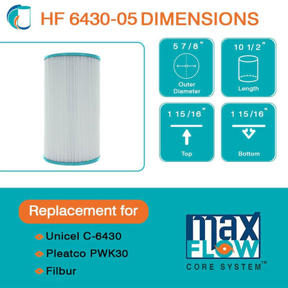 Hurricane 3 Pk Elite Aseptic Cartridge Filter for C-6430RA, PWK30-M, & FC-3915-M