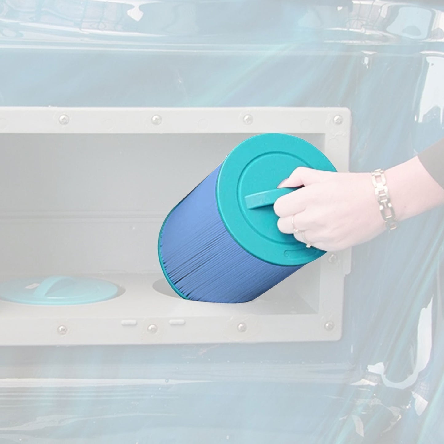 Hurricane 2 Pack HF4335-1M Elite Aseptic Pool Spa Filter Cartridge Replacement