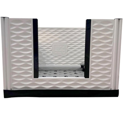 EZwhelp EZclassic 38" x 38" Dog Whelping Box Tall Playpen w/Rails & Liner, Gray