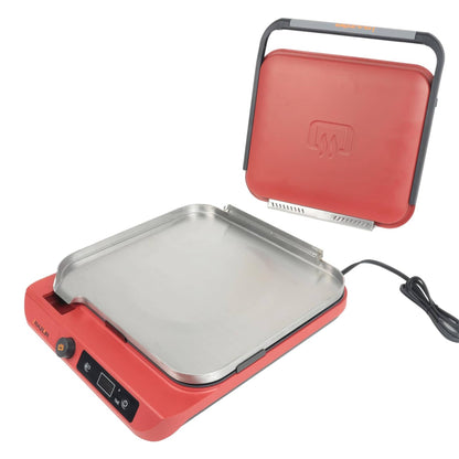 Razor I-Razor Portable Electric Induction Griddle with Temperature Control, Red