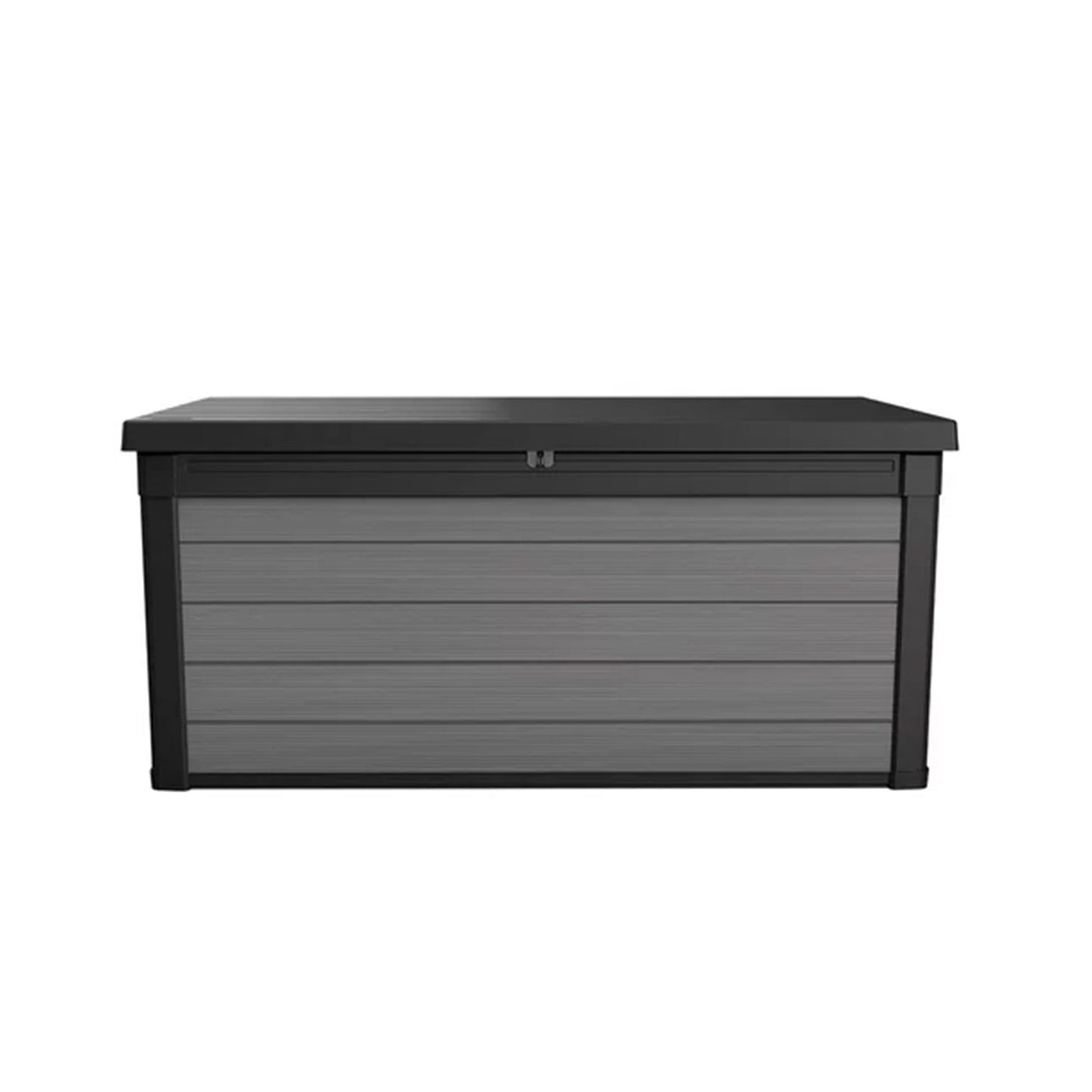 Keter Premier 150 Gallon Deck Box w/Polypropylene Construction for Storage, Gray