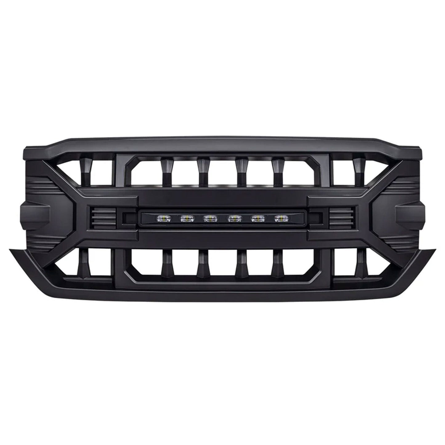 AMERICAN MODIFIED Armor Grille for 16-19 Chevrolet Silverado 1500, Matte Black