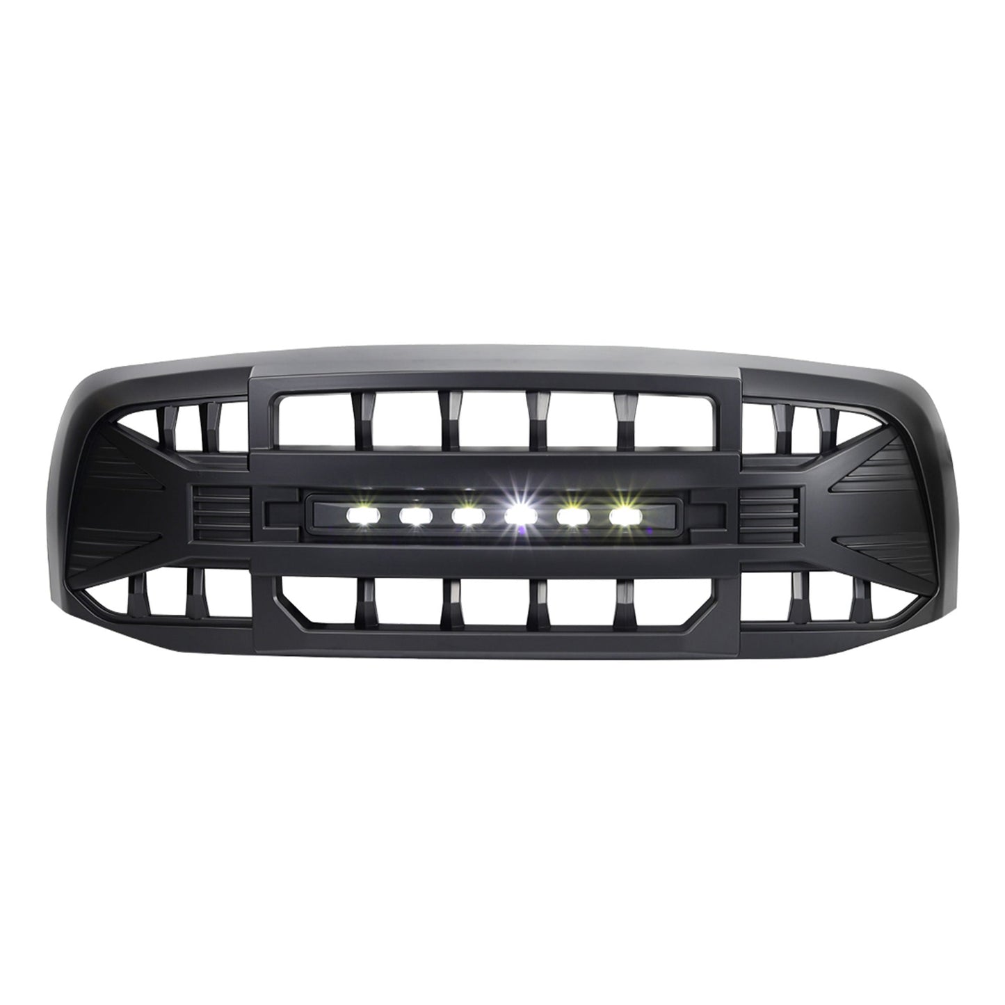 AMERICAN MODIFIED Armor Grille for 2006 to 2008 Dodge Ram 1500, Matte Black