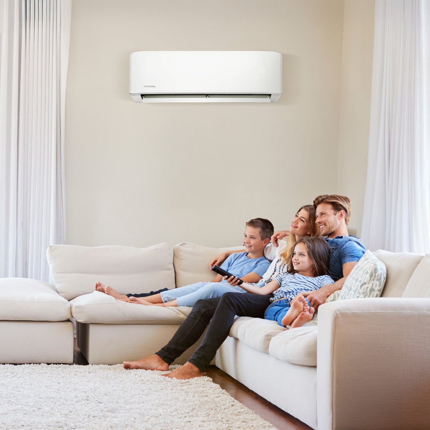 MRCOOL Advantage 12,000 BTU Ductless Inverter Wall Mount Heat Pump System, White