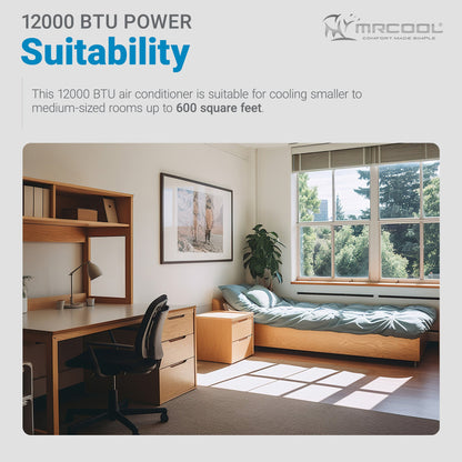 MRCOOL Advantage 12,000 BTU Ductless Inverter Wall Mount Heat Pump System, White