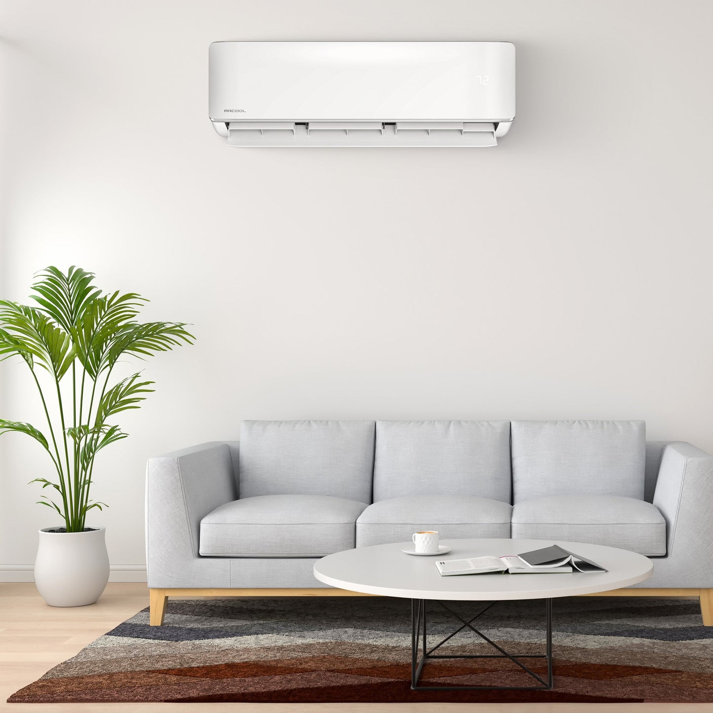 MRCOOL Advantage 9,000 BTU Ductless Inverter Wall Mount Heat Pump System, White