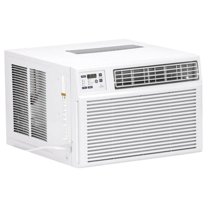 GE 230V Electronic Heat/Cool Room Air Conditioner Cools 550 Sq Ft (Refurbished)
