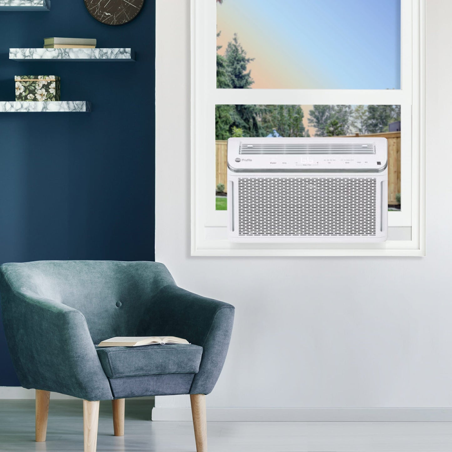 GE 8,200 BTU Ultra Quiet Window Air Conditioner with WiFi Enabled and Remote