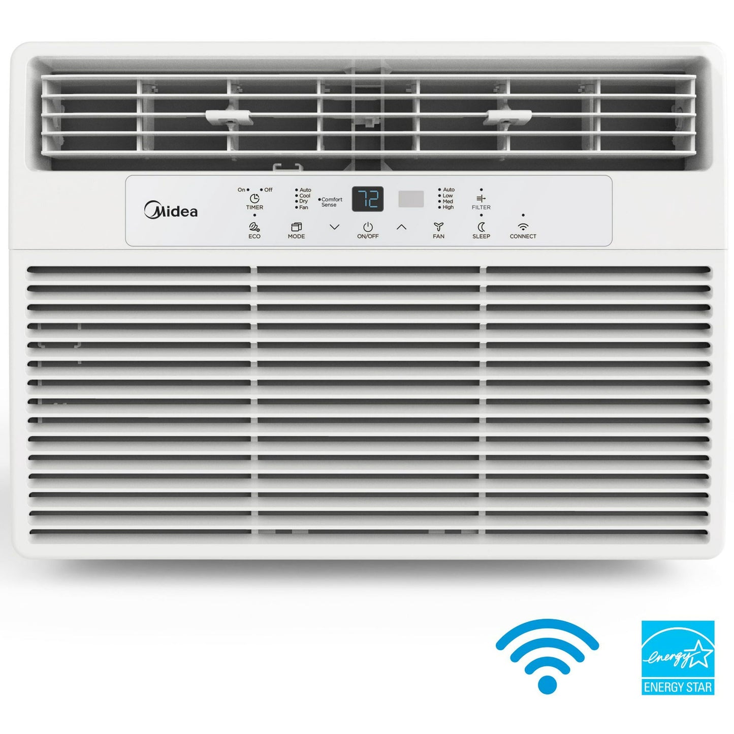 Midea 10,000 BTU ComfortSense Smart Window Air Conditioner Cools up to 450 Sq Ft