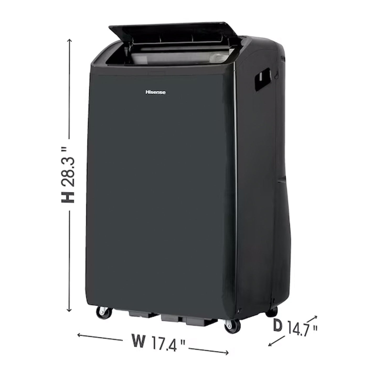 Hisense 550 Sq Ft Portable Air Conditioner with Heater & Includes Remote Control