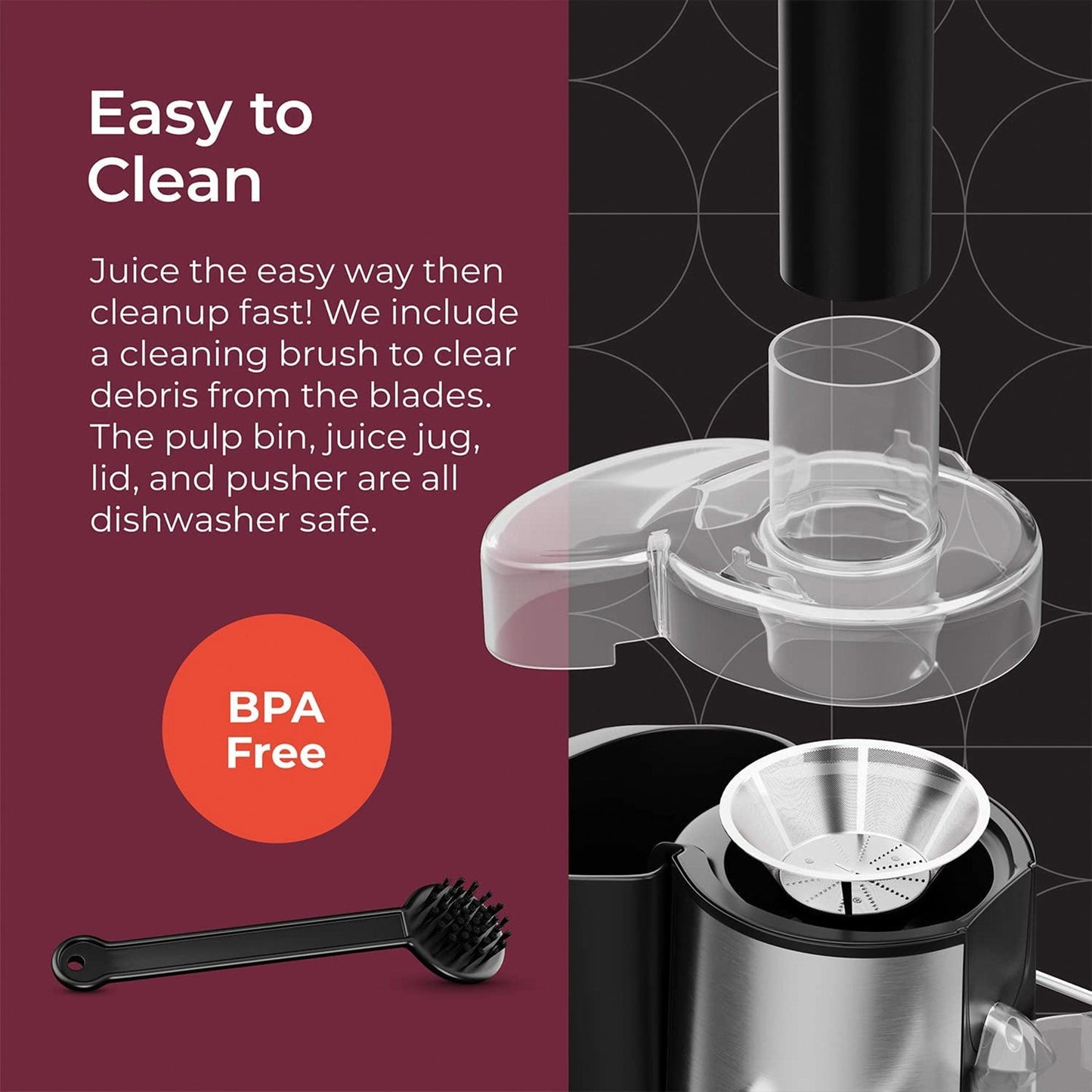 Mueller Juicer Ultra Power with Easy Clean Extractor Press Centrifugal Machine