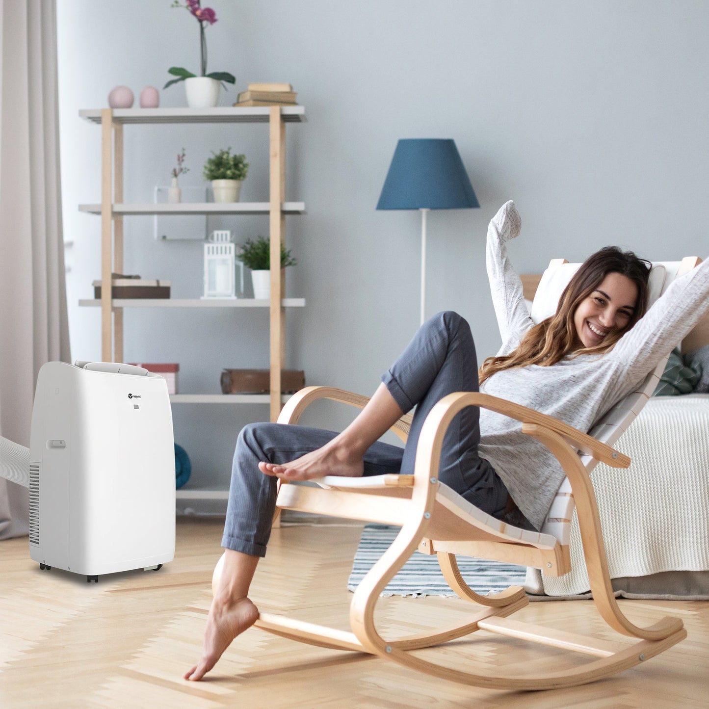 Vremi 10,000 BTU Portable Air Conditioner with Powerful Cooling Fan and Filter