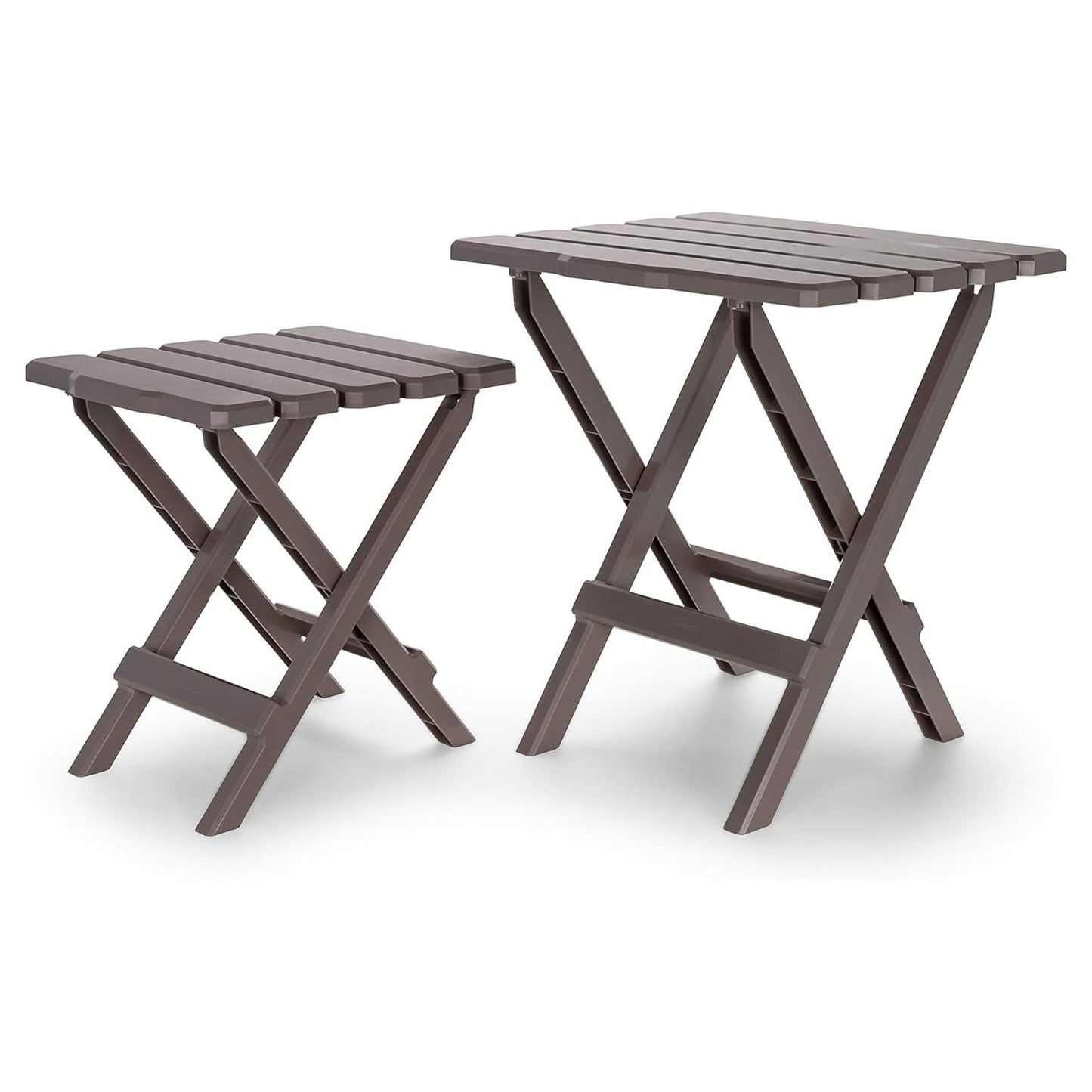 Camco Adirondack Style Folding Plastic Large Table for Indoor or Outdoor Use