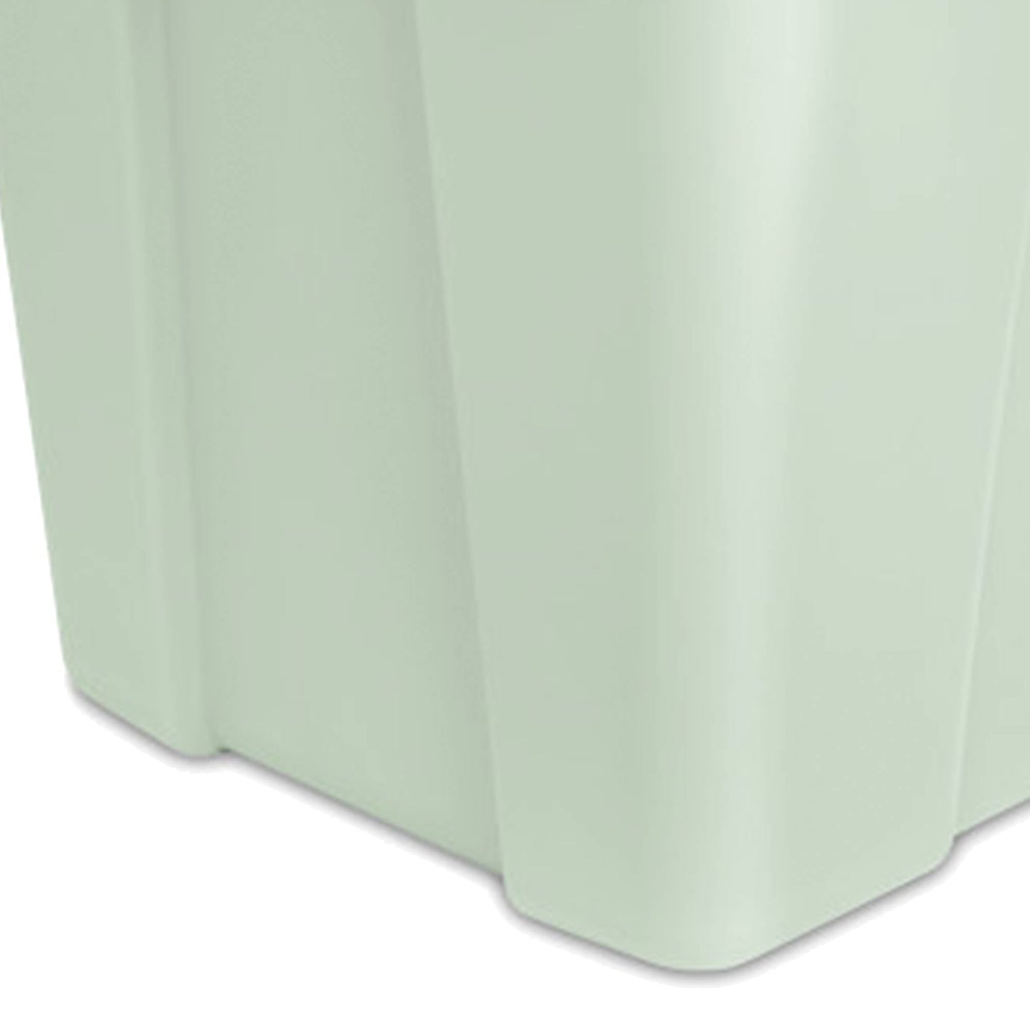 Sterilite 20 Gal Latch Tote Home Storage Organizer Bin w/ Handles, Mint, 12-Pack