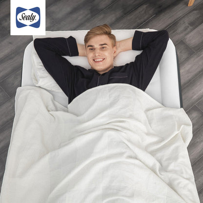 Sealy Tritech Twin 18" Air Mattress Bed 2 Person with Built-In AC Pump, 2 Pack