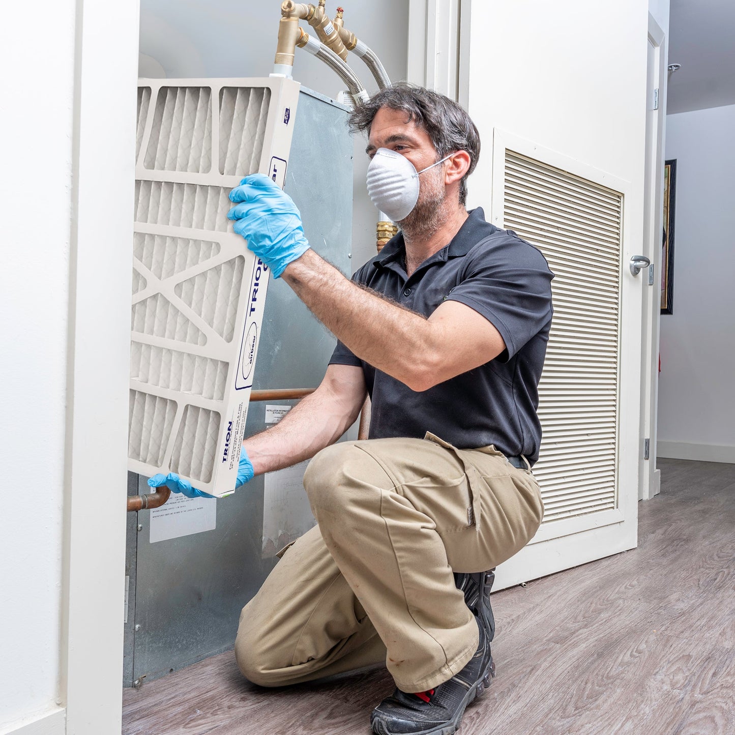 Trion Air Bear OEM 16x25x4 Inch MERV 8 Replacement Air Purifier Filter, 2 Pack