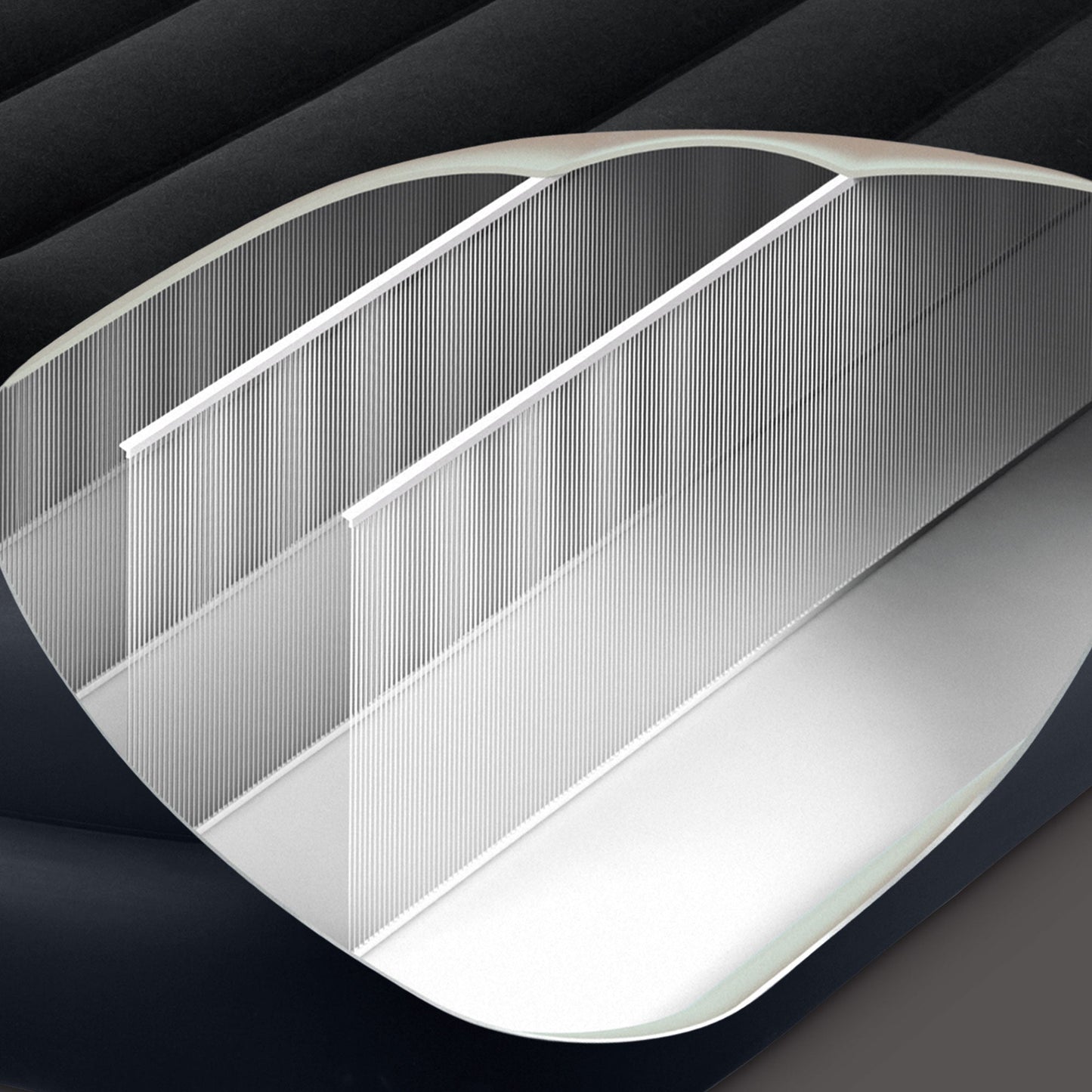 Intex Dura Beam Plus Pillow Raised Airbed Mattress w/Built in Pump, Twin(2 Pack)