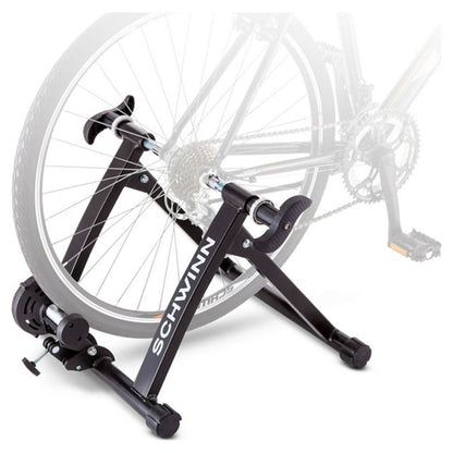 Schwinn Indoor Exercise Steel Bicycle Trainer with Magnetic Resistance Mechanism