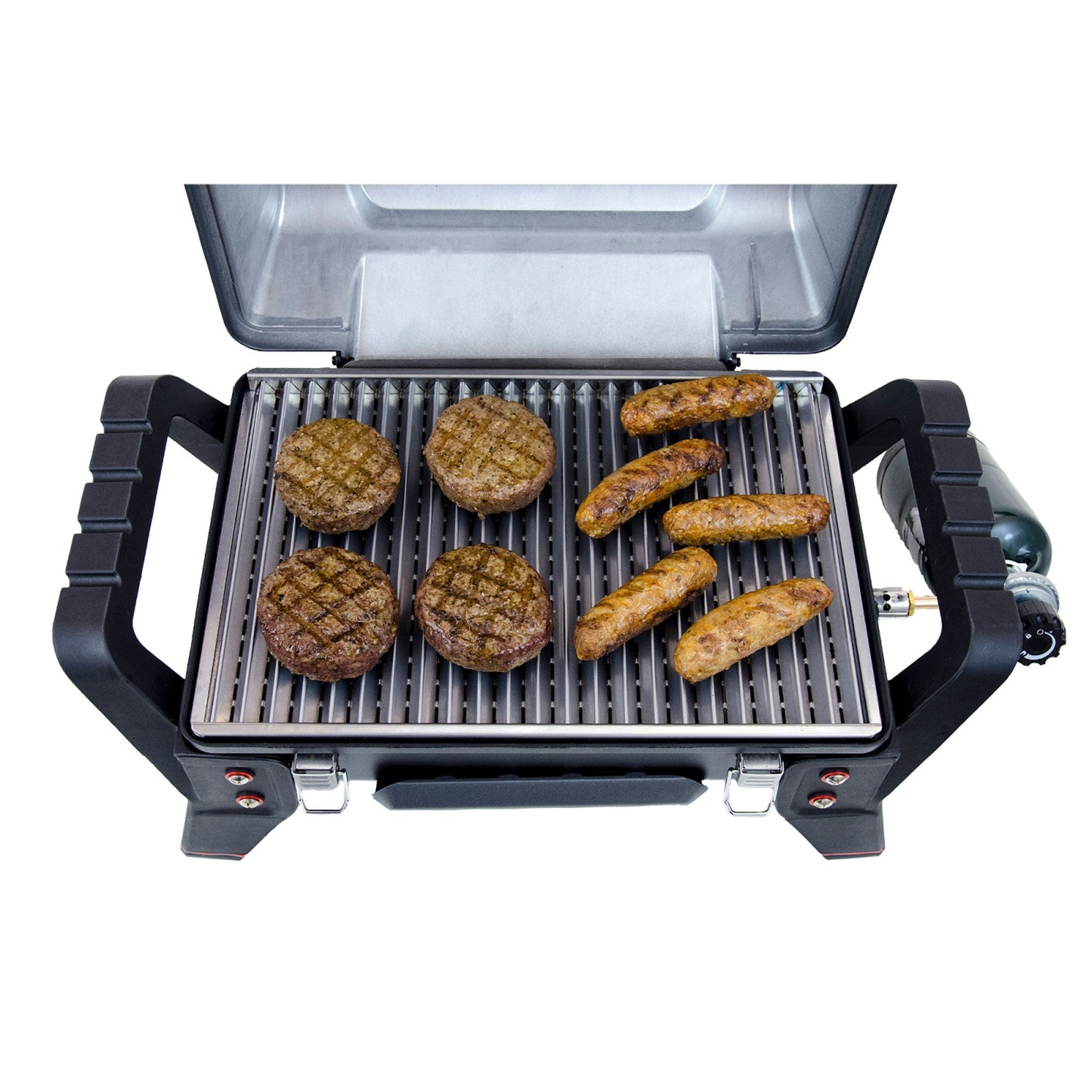 Char-Broil Grill2Go X200 Tabletop Gas Grill w/Tru-Infrared Cooking System, Black