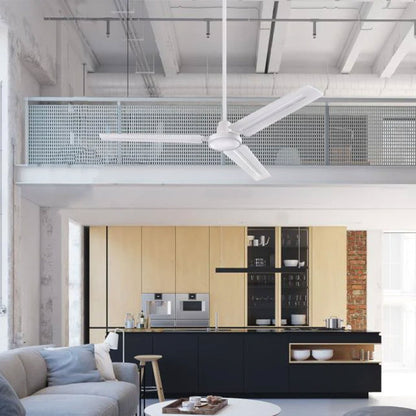 Westinghouse Jax 56" Industrial Ceiling Fan for Rooms Up to 400 Sq. ft., White