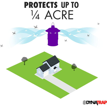 Dynatrap Titanium Patio Camping Mosquito Shield Lantern Trap, 1/4 Acre Coverage