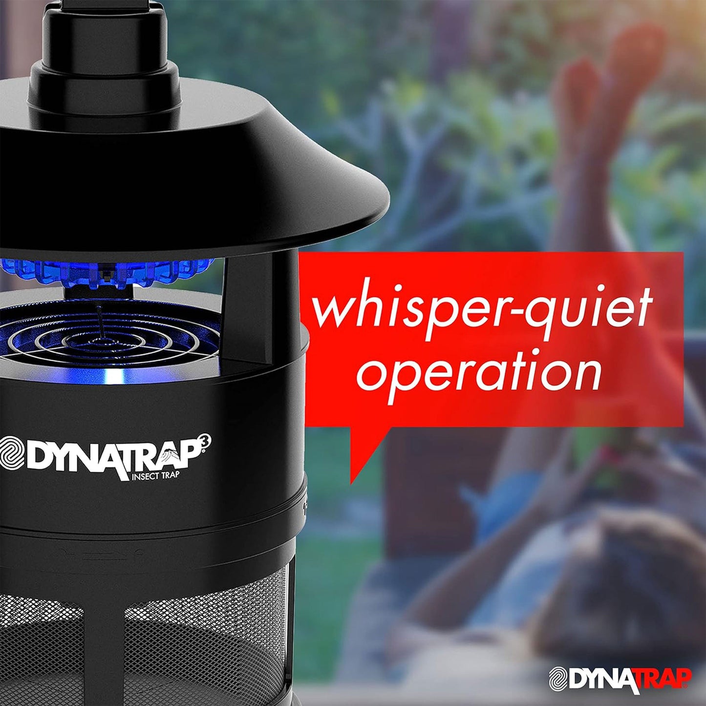 Dynatrap Titanium Patio Camping Mosquito Shield Lantern Trap, 1/4 Acre Coverage