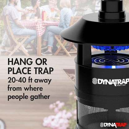 Dynatrap Titanium Patio Camping Mosquito Shield Lantern Trap, 1/4 Acre Coverage