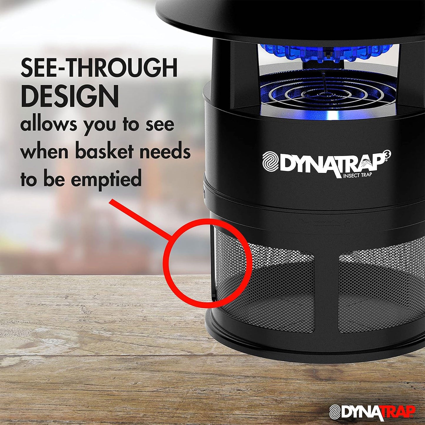 Dynatrap Titanium Patio Camping Mosquito Shield Lantern Trap, 1/4 Acre Coverage