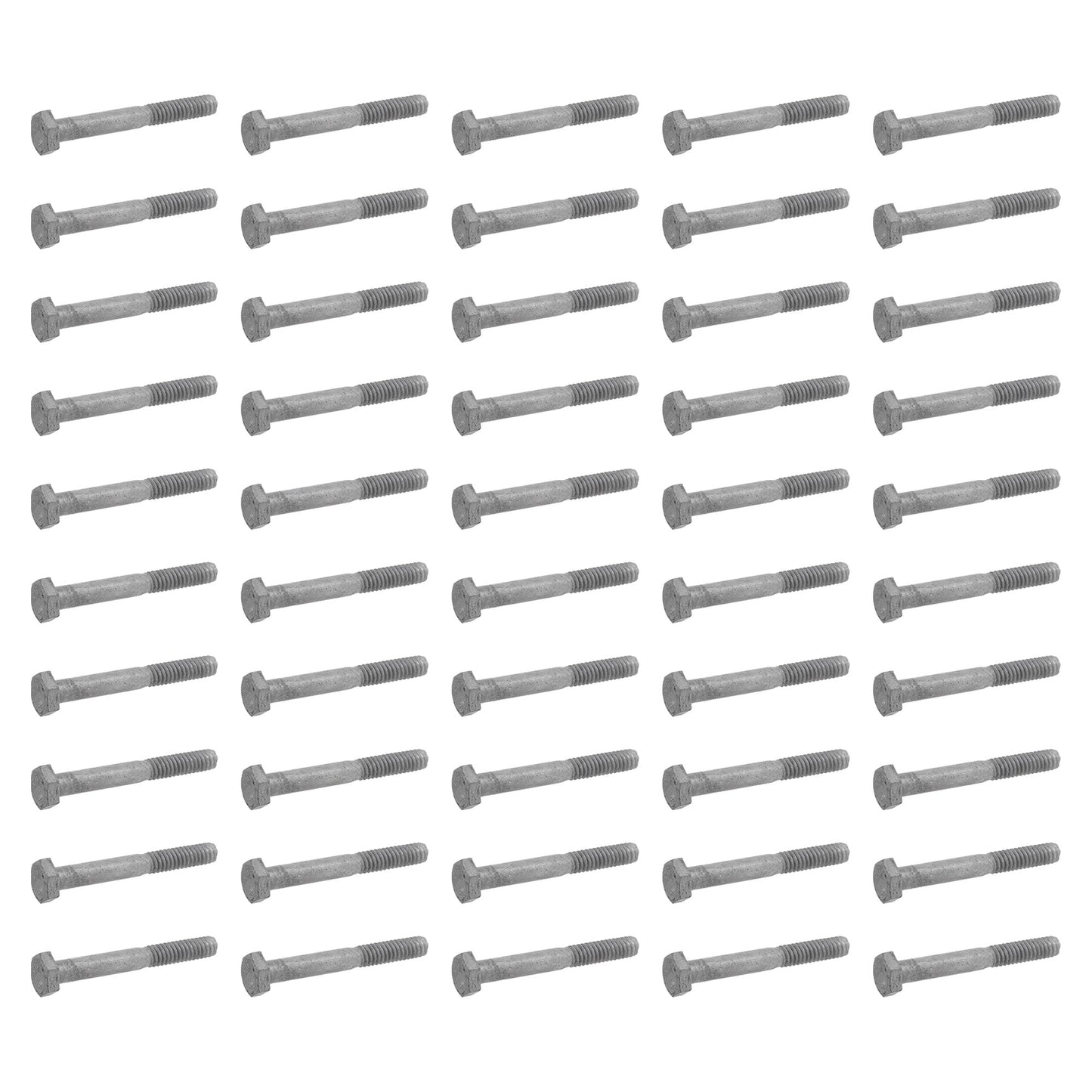 Hillman Galvanized 3/8 x 4 Inch Hex Bolts, Wood-Wood/Metal-Metal, (50 Pack)