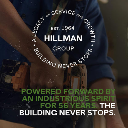 Hillman Galvanized 3/8 x 6 Inch Hex Bolts, Wood to Wood/Metal to Metal (50 Pack)