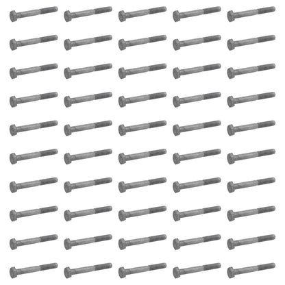 Hillman Galvanized 3/8 x 6 Inch Hex Bolts, Wood to Wood/Metal to Metal (50 Pack)
