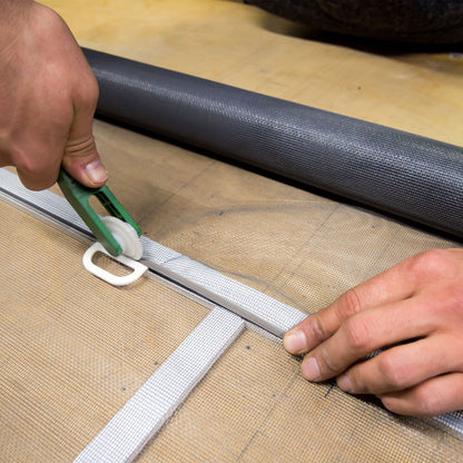 Saint-Gobain Adfors Fiberglass Window Screen for Home Improvement, Charcoal