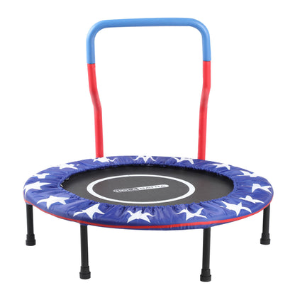 HolaHatha Kids Trampoline with Handle, Mini Indoor/Outdoor Rebounder, 3 Foot