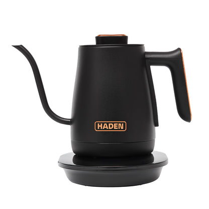 Haden Electric Tea Kettle, Gooseneck Hot Water Boiler, 0.6L Teapot, Black/Copper