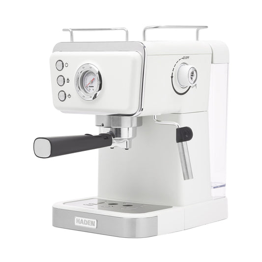Haden Barista Brew Espresso Coffee Machine 20-Bar Espresso Maker, Ivory & Copper