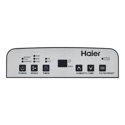 Haier 70 Pint Energy Star Portable Dehumidifier with Smart Dry, (Refurbished)