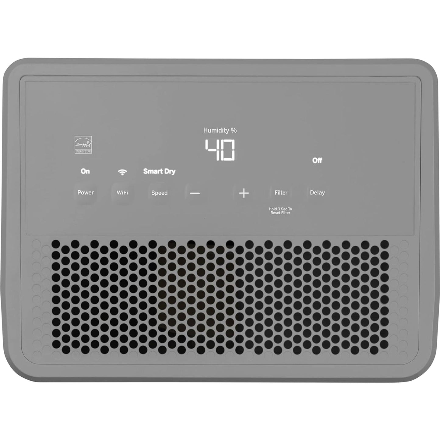 GE Energy Star Dehumidifier, for Rooms up to 4000 Sq ft, Gray (Refurbished)