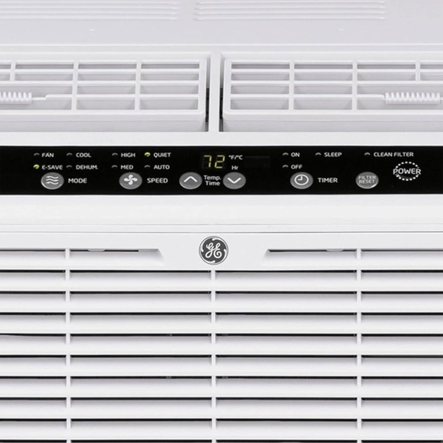 GE Quiet Window Air Conditioner Dehumidifier, White (Certified Refurbished)