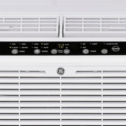 GE Quiet Window Air Conditioner Dehumidifier, White (Certified Refurbished)