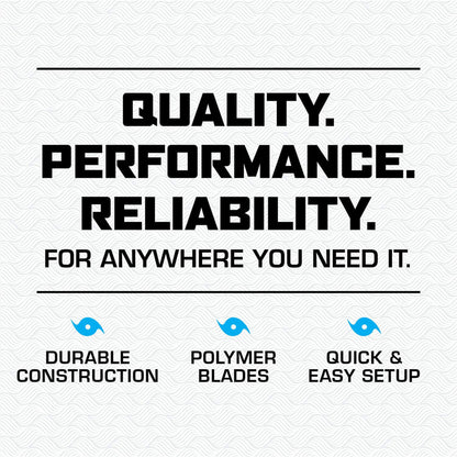 Hurricane 20" Classic Series Floor Box Fan with 3 Speed Settings, 2 Pack, White