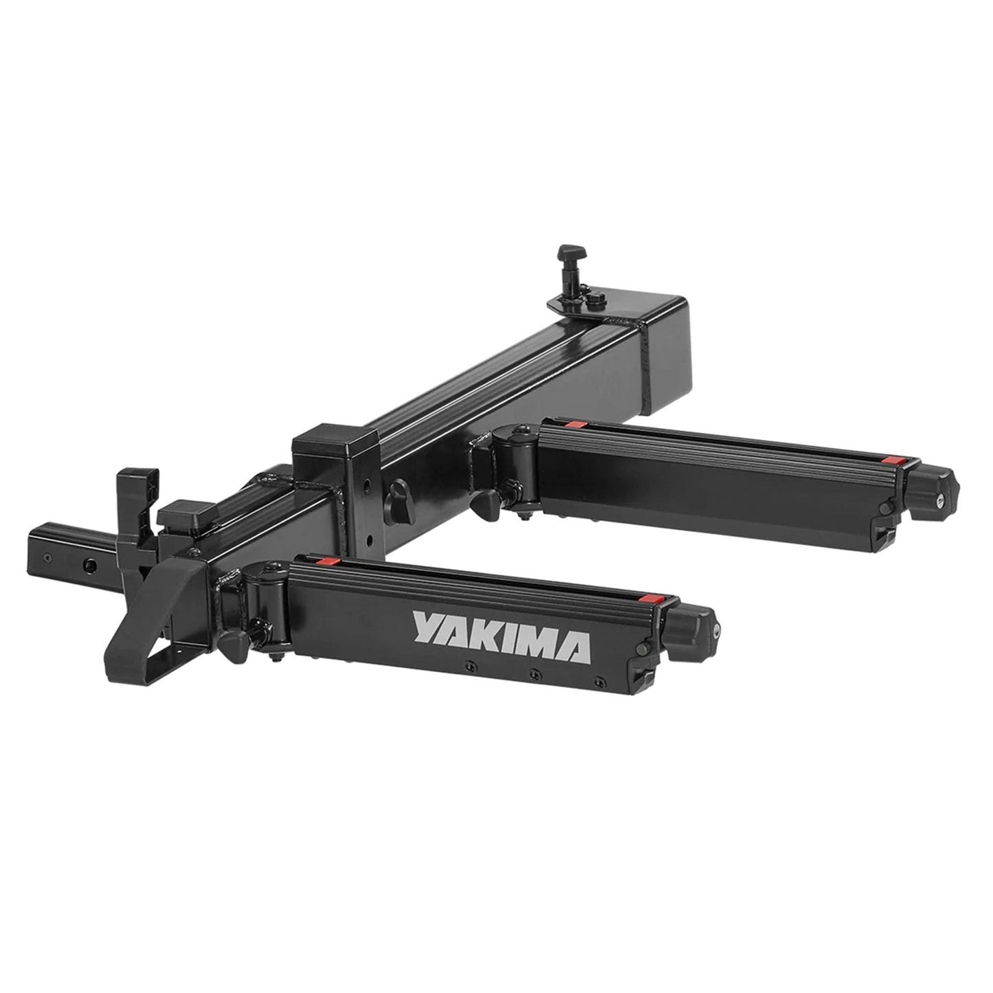 Yakima EXO SwingBase, GearLocker Box, TopShelf Rack and GearWarrior Basket Mount