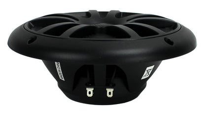BOSS Audio MR6B 6.5" 180W Dual Cone Marine Full Range Speakers, Black, 1 Pair