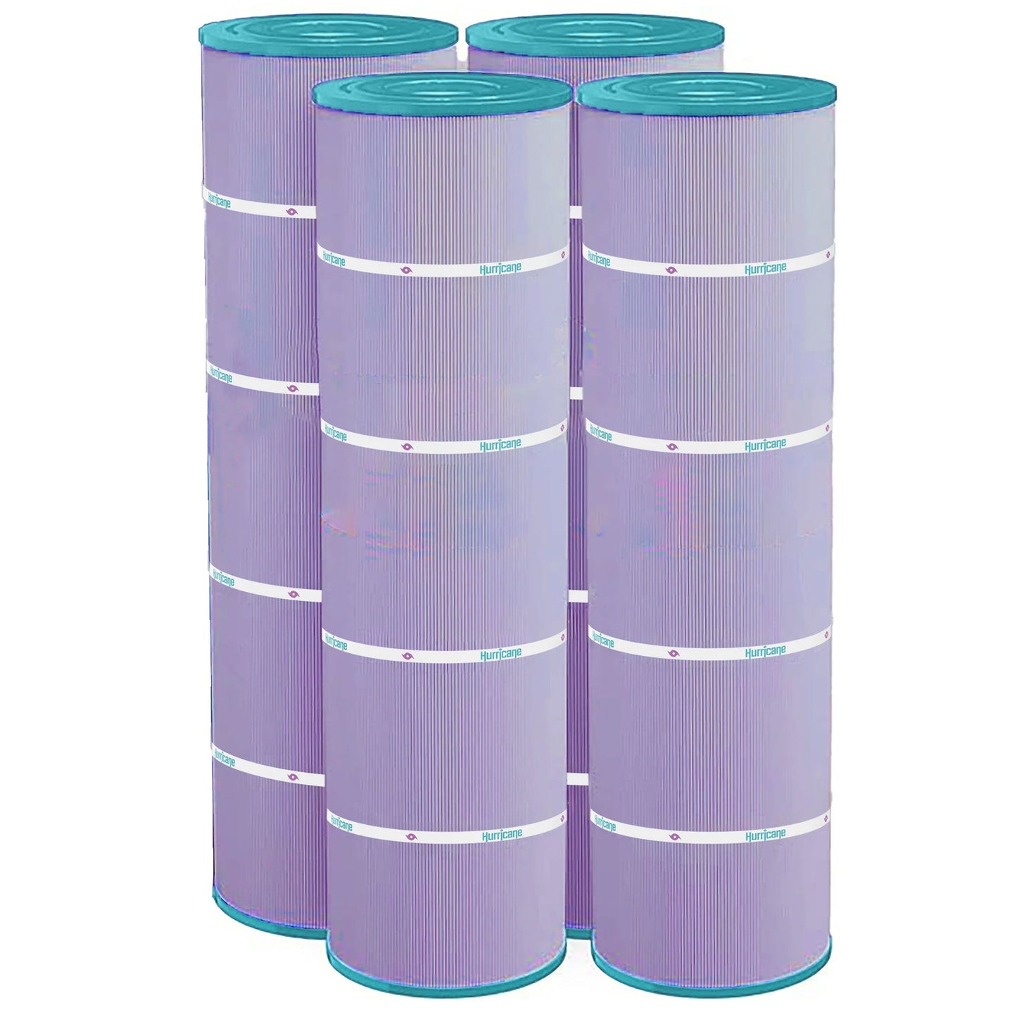 Hurricane 4 Pack HF7487-04P Platinum Purple Spa Filter Cartridge Replacement
