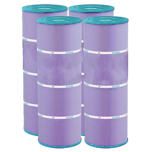 Hurricane Filters HF7483-04P Platinum Purple Pool Filter Cartridge Replacement for PA81-4-M, Unicel C-7483, Hayward C3030, and Other Models, 4-Pack