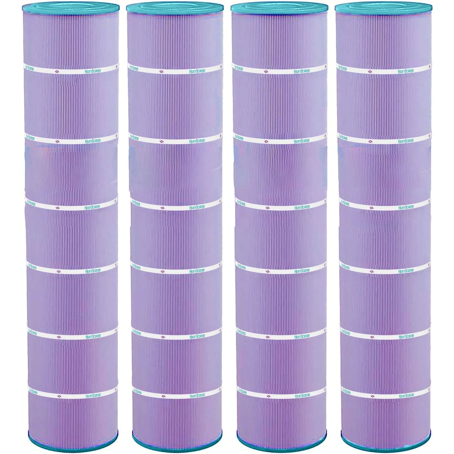 Hurricane 4 Pack HF7494-04P Purple Platinum Pool Filter Cartridge Replacement