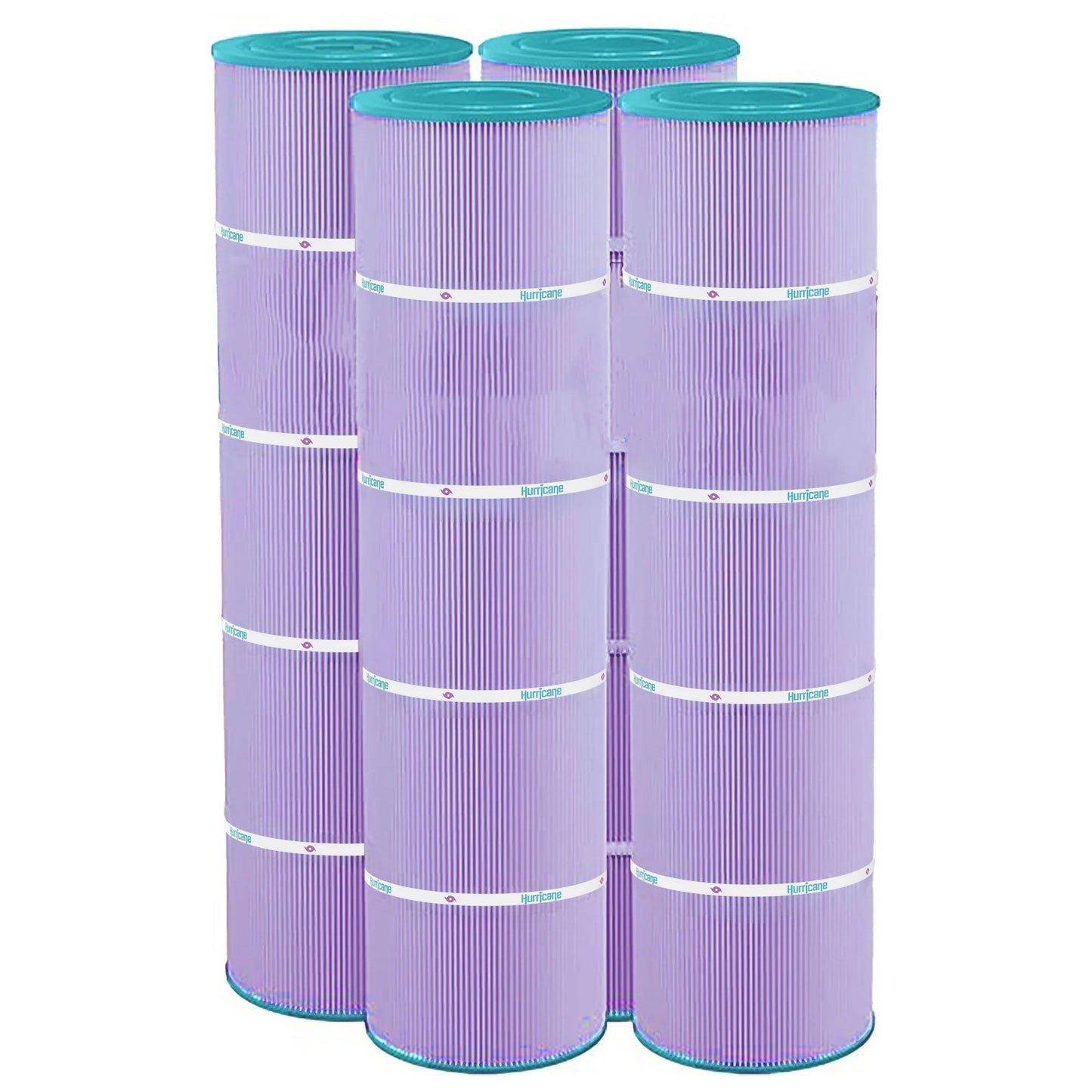 Hurricane 4 Pack HF7459-04P Platinum Purple Pool Filter Cartridge Replacement