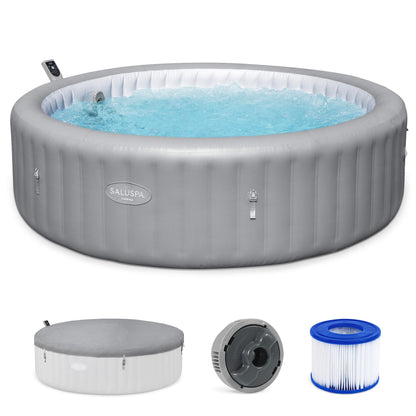 Bestway SaluSpa Hawaii Smart AirJet Inflatable Hot Tub with EnergySense Cover