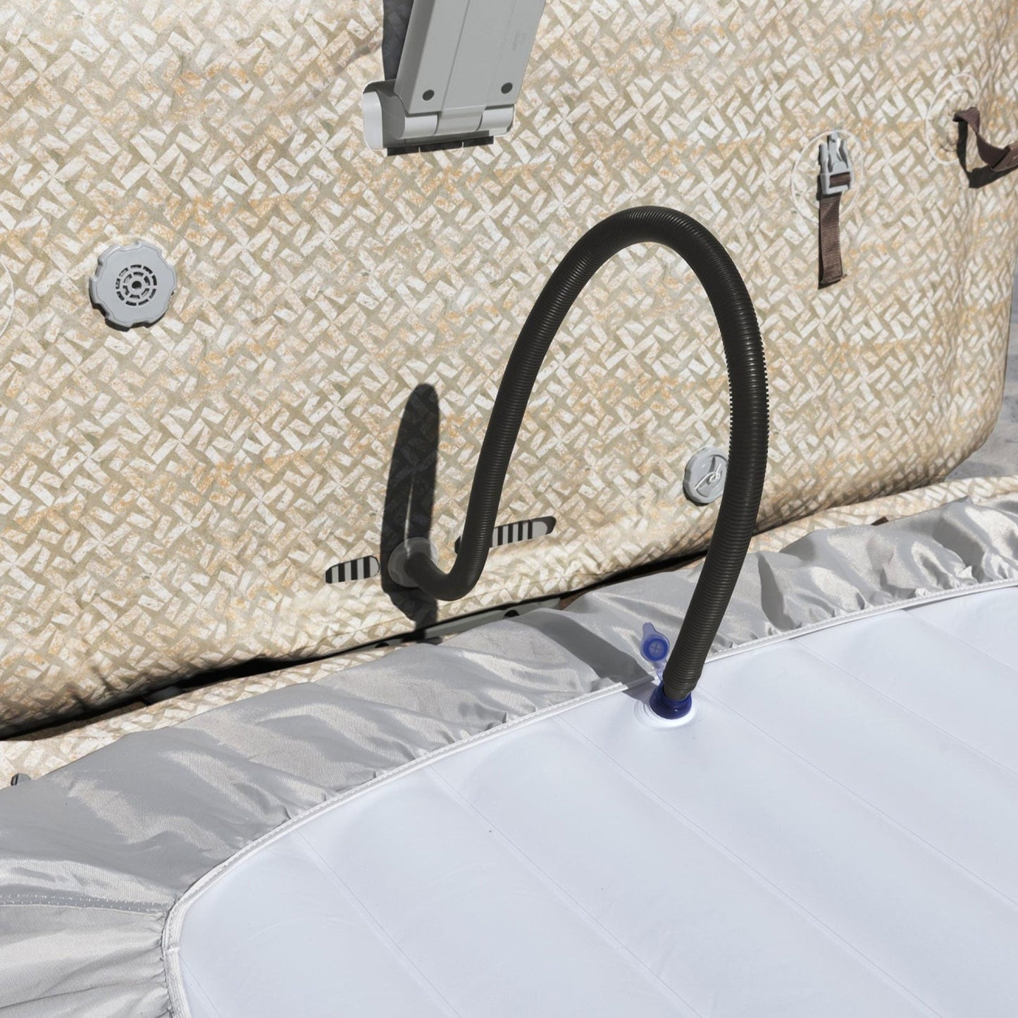 Bestway SaluSpa Rome Smart AirJet Inflatable Hot Tub with EnergySense Cover